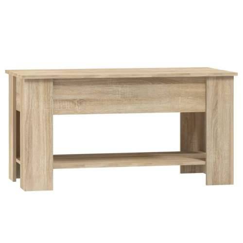 Stolić za kavu boja hrasta 101x49x52 cm konstruirano drvo - sonoma hrast 101 x 49 x 52 cm 1 Cijena