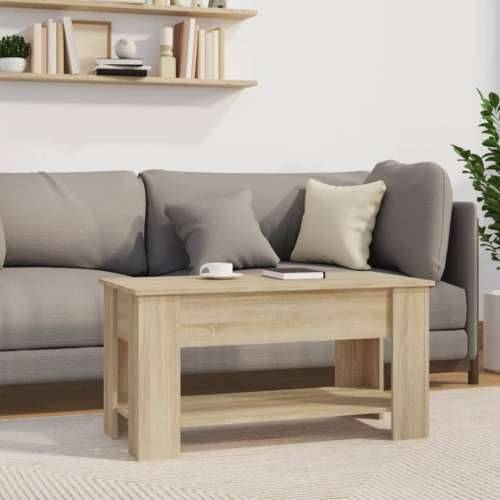 Stolić za kavu boja hrasta 101x49x52 cm konstruirano drvo - sonoma hrast 101 x 49 x 52 cm 1 Cijena
