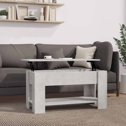 Stolić za kavu boja betona 101x49x52 cm konstruirano drvo - Beton siva 101 x 49 x 52 cm 1 Cijena