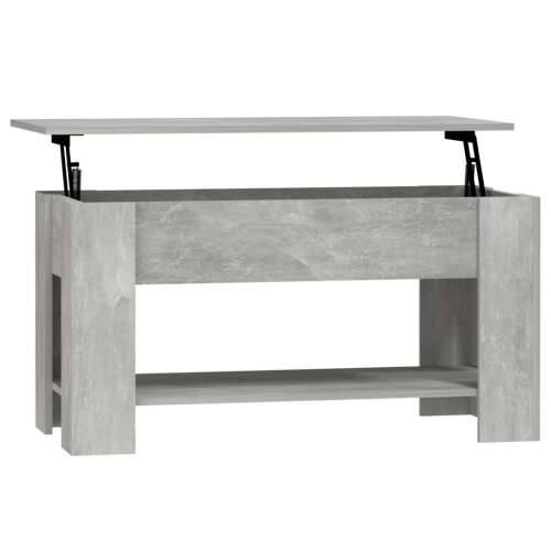Stolić za kavu boja betona 101x49x52 cm konstruirano drvo - Beton siva 101 x 49 x 52 cm 1 Cijena