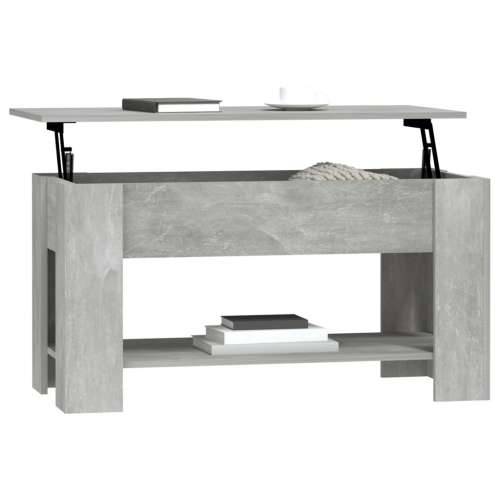 Stolić za kavu boja betona 101x49x52 cm konstruirano drvo - Beton siva 101 x 49 x 52 cm 1 Cijena