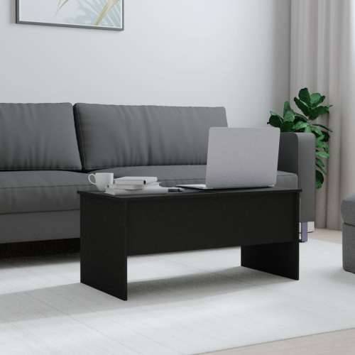 Stolić za kavu crni 102x50,5x46,5 cm od konstruiranog drva - Crna 102 x 50 x 46.5 cm 1 Cijena
