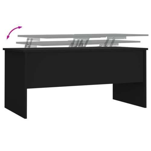 Stolić za kavu crni 102x50,5x46,5 cm od konstruiranog drva - Crna 102 x 50 x 46.5 cm 1 Cijena