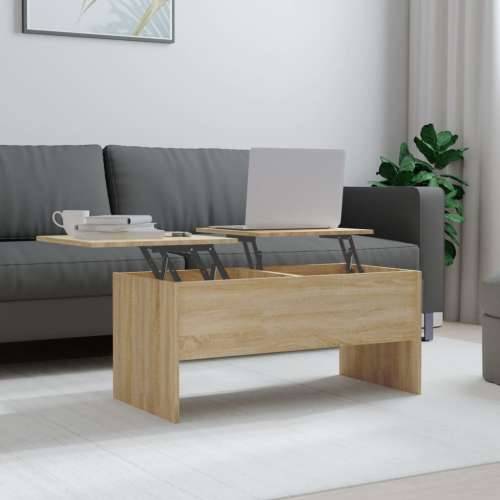 Stolić za kavu boja hrasta 102x50,5x46,5 cm konstruirano drvo - sonoma hrast 102 x 50 x 46.5 cm 1 Cijena