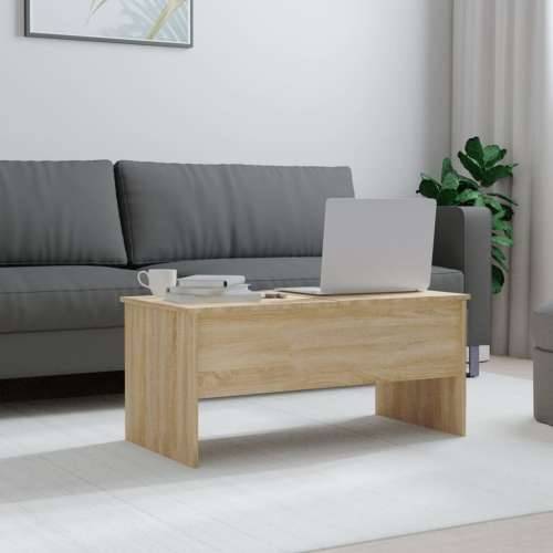 Stolić za kavu boja hrasta 102x50,5x46,5 cm konstruirano drvo - sonoma hrast 102 x 50 x 46.5 cm 1 Cijena