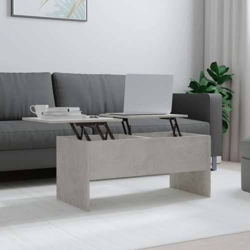 Stolić za kavu boja betona 102x50,5x46,5 cm konstruirano drvo - Beton siva 102 x 50 x 46.5 cm 1 Cijena