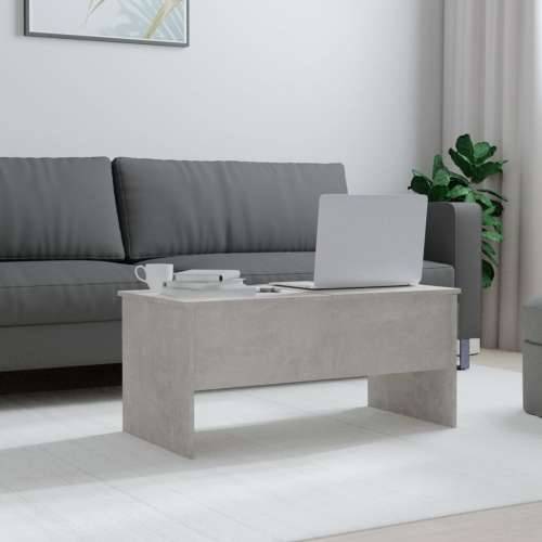 Stolić za kavu boja betona 102x50,5x46,5 cm konstruirano drvo - Beton siva 102 x 50 x 46.5 cm 1 Cijena