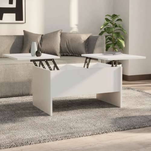 Stolić za kavu bijeli 80x50x42,5 cm od konstruiranog drva - Bijela 80 x 50 x 42.5 cm 1 Cijena