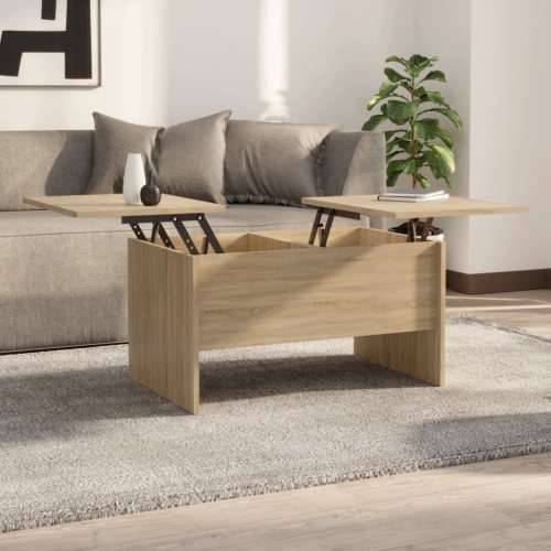 Stolić za kavu boja hrasta 80x50x42,5 cm konstruirano drvo - sonoma hrast 80 x 50 x 42.5 cm 1 Cijena