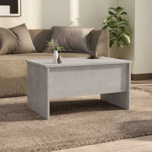 Stolić za kavu boja betona 80x50x42,5 cm konstruirano drvo - Beton siva 80 x 50 x 42.5 cm 1 Cijena