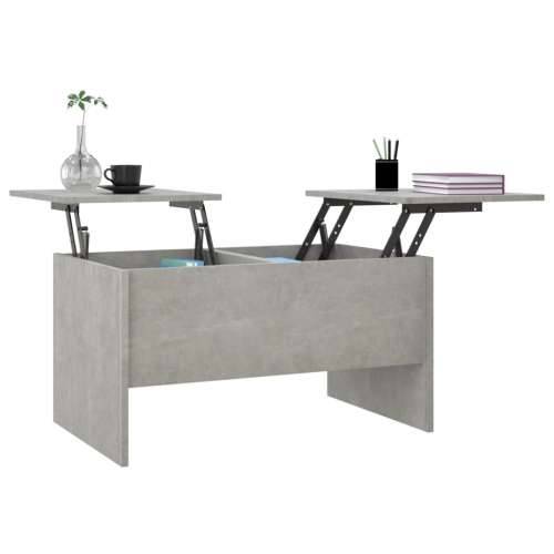Stolić za kavu boja betona 80x50x42,5 cm konstruirano drvo - Beton siva 80 x 50 x 42.5 cm 1 Cijena