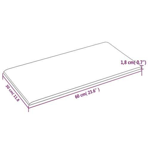 Zidne ploče 12 kom krem 60 x 30 cm baršunaste 2,16 m² - Krema 60 x 30 cm 12 Pravokutno Cijena