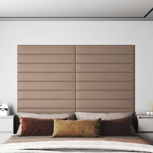 Zidne ploče od umjetne kože 12 kom cappuccina 90x15 cm 1,62 m² - Boja cappuccina 90 x 15 cm 12 Pravokutno Cijena
