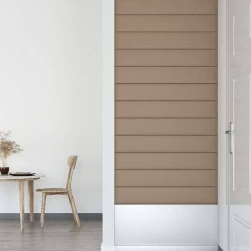 Zidne ploče od umjetne kože 12 kom cappuccina 90x15 cm 1,62 m² - Boja cappuccina 90 x 15 cm 12 Pravokutno Cijena