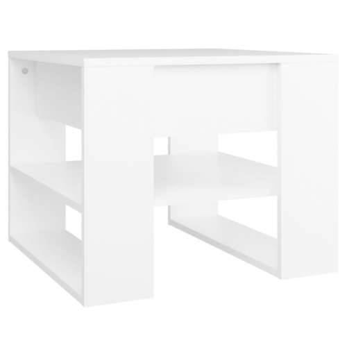Stolić za kavu bijeli 55,5x55x45 cm od konstruiranog drva - Bijela 1 Cijena