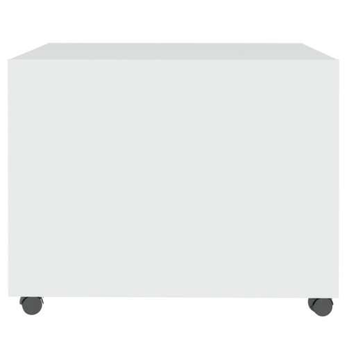 Stolić za kavu bijeli 55x55x40 cm od konstruiranog drva - Bijela 1 Cijena