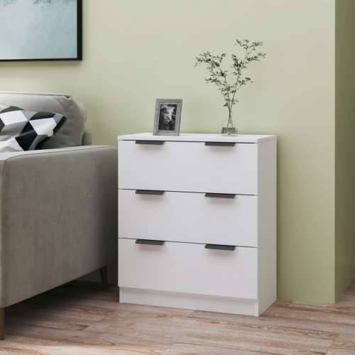 Komoda bijela 60x30x70 cm od konstruiranog drva - Bijela 1 Cijena