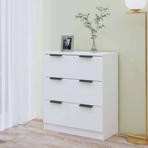 Komoda bijela 60x30x70 cm od konstruiranog drva - Bijela 1 Cijena