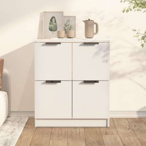 Komoda bijela 60x30x70 cm od konstruiranog drva - Bijela 1 Cijena