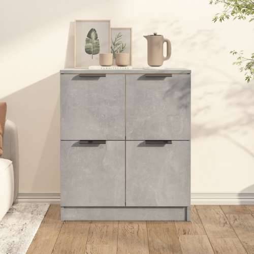 Komoda siva boja betona 60x30x70 cm od konstruiranog drva - Beton siva 1 Cijena