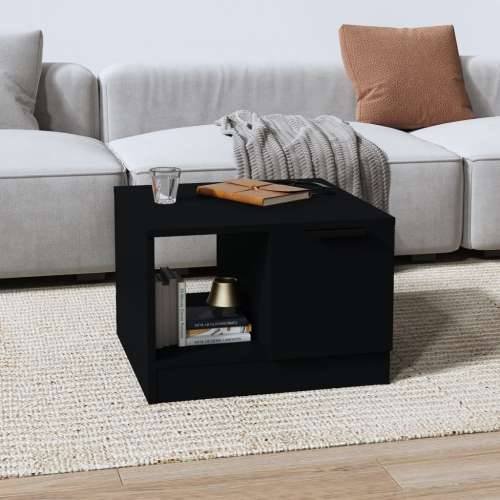 Stolić za kavu crni 50x50x36 cm od konstruiranog drva - Crna 1 Cijena