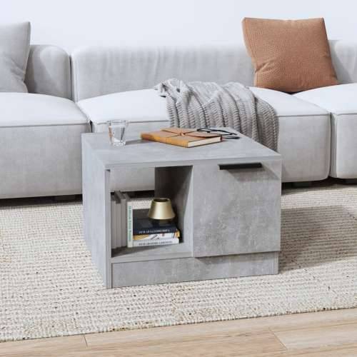 Stolić za kavu boja betona 50x50x36 cm konstruirano drvo - Beton siva 1 Cijena