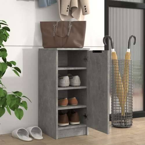 Ormarić za cipele boja betona 30x35x70 cm konstruirano drvo - Beton siva 1 Cijena