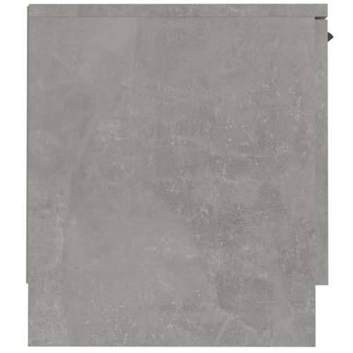 TV ormarić boja betona 140x35x40 cm od konstruiranog drva - Beton siva 1 Cijena
