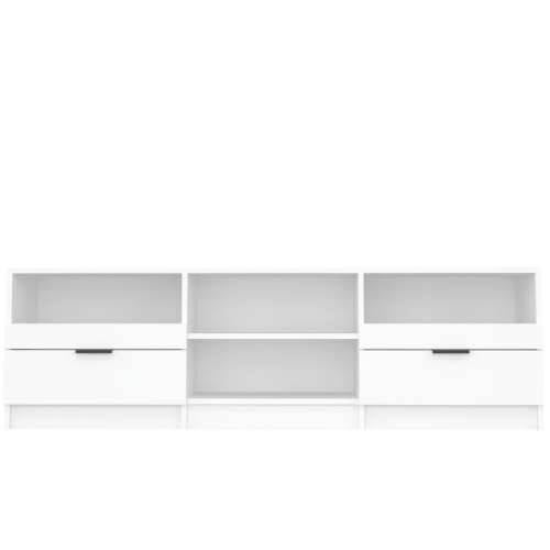 TV ormarić bijeli 150x33,5x45 cm od konstruiranog drva - Bijela 1 Cijena