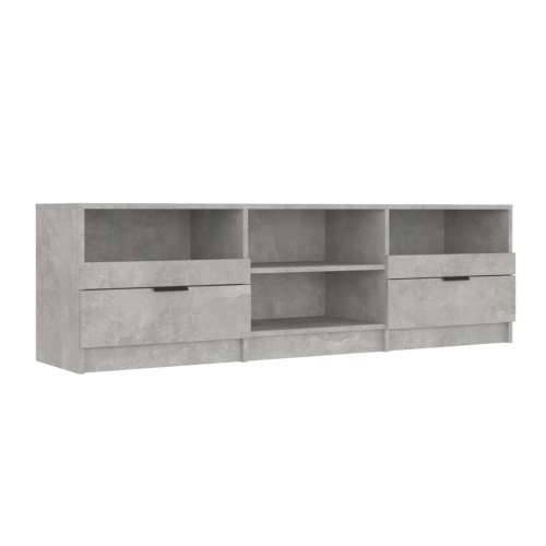 TV ormarić boja betona 150x33,5x45 cm od konstruiranog drva - Beton siva 1 Cijena