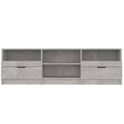 TV ormarić boja betona 150x33,5x45 cm od konstruiranog drva - Beton siva 1 Cijena
