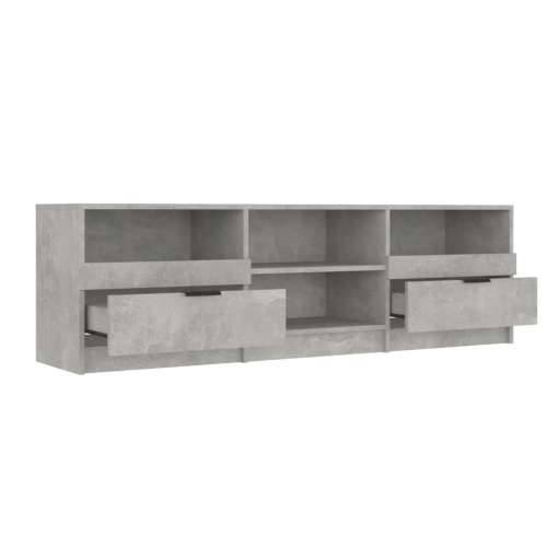 TV ormarić boja betona 150x33,5x45 cm od konstruiranog drva - Beton siva 1 Cijena