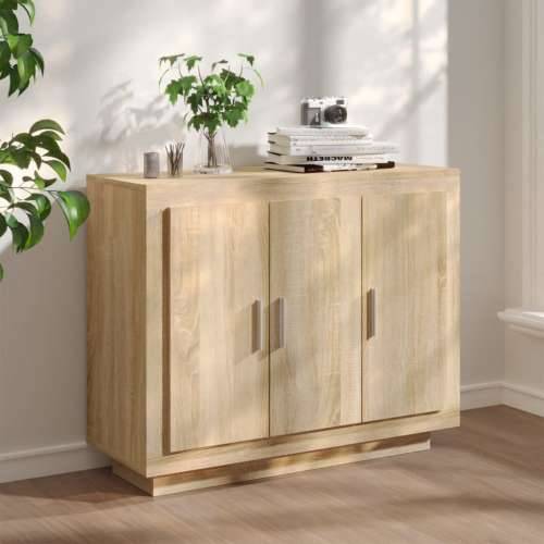 Komoda boja hrasta sonome 92x35x75 cm od konstruiranog drva - sonoma hrast 1 Cijena