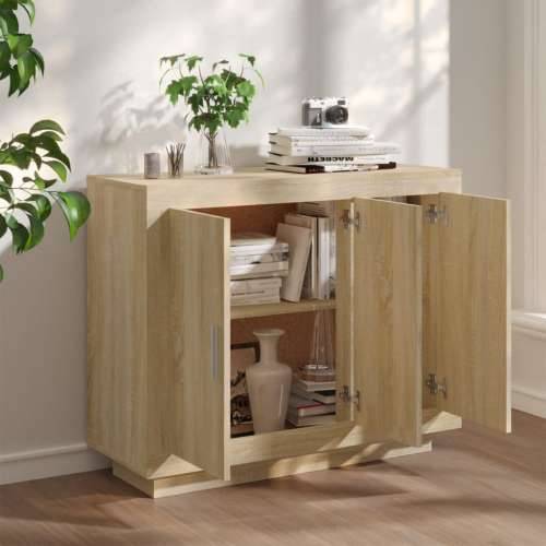 Komoda boja hrasta sonome 92x35x75 cm od konstruiranog drva - sonoma hrast 1 Cijena