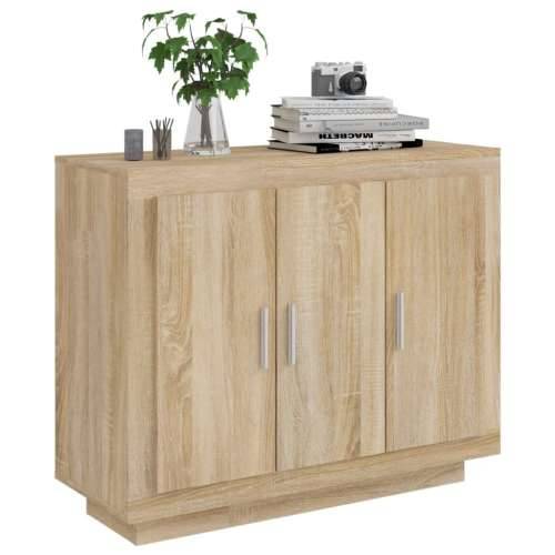 Komoda boja hrasta sonome 92x35x75 cm od konstruiranog drva - sonoma hrast 1 Cijena