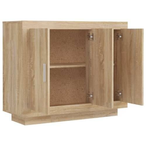 Komoda boja hrasta sonome 92x35x75 cm od konstruiranog drva - sonoma hrast 1 Cijena