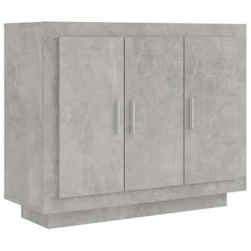 Komoda siva boja betona 92x35x75 cm od konstruiranog drva - Beton siva 1 Cijena