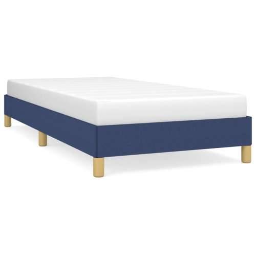 Okvir za krevet plavi 90x200 cm od tkanine Cijena