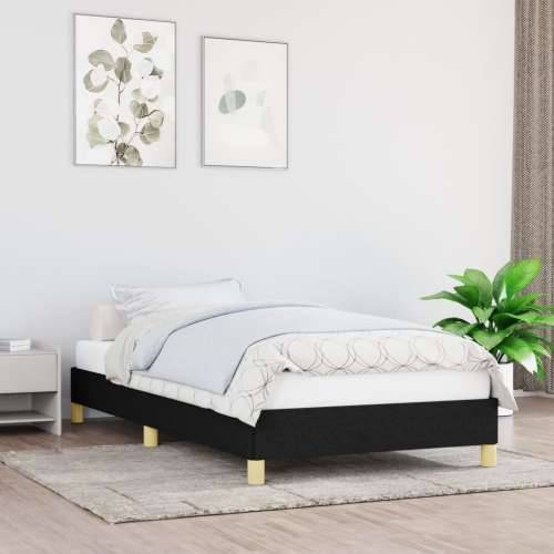 Okvir za krevet bez madraca crni 100x200 cm od tkanine - Crna 100 x 200 cm 25 cm Cijena