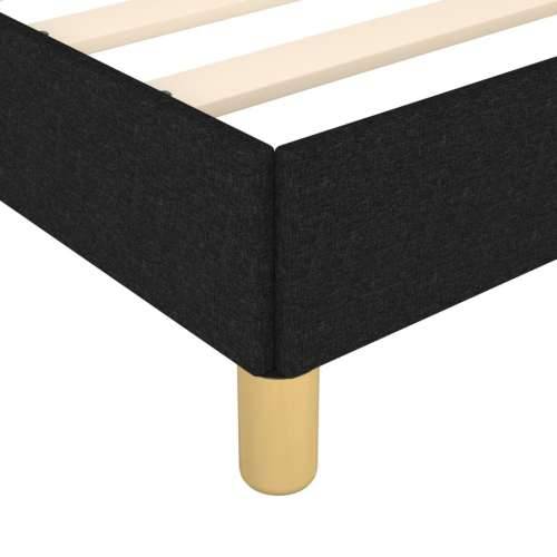 Okvir za krevet bez madraca crni 100x200 cm od tkanine - Crna 100 x 200 cm 25 cm Cijena