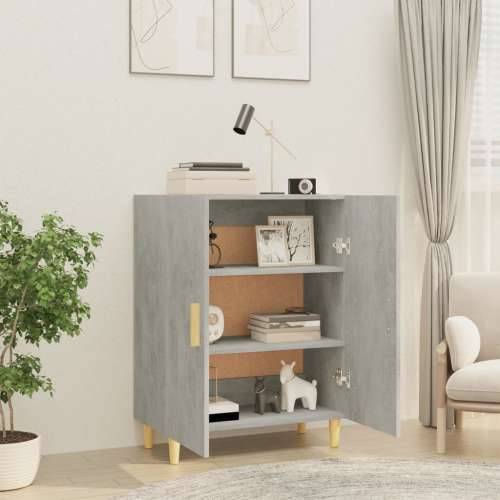 Komoda siva boja betona 70x34x90 cm od konstruiranog drva - Beton siva 1 Cijena