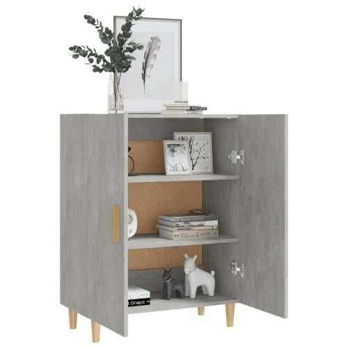 Komoda siva boja betona 70x34x90 cm od konstruiranog drva - Beton siva 1 Cijena