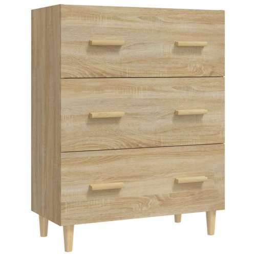 Komoda boja hrasta sonome 70x34x90 cm od konstruiranog drva - sonoma hrast 1 Cijena