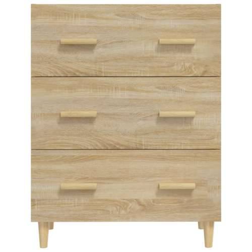 Komoda boja hrasta sonome 70x34x90 cm od konstruiranog drva - sonoma hrast 1 Cijena