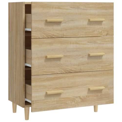 Komoda boja hrasta sonome 70x34x90 cm od konstruiranog drva - sonoma hrast 1 Cijena