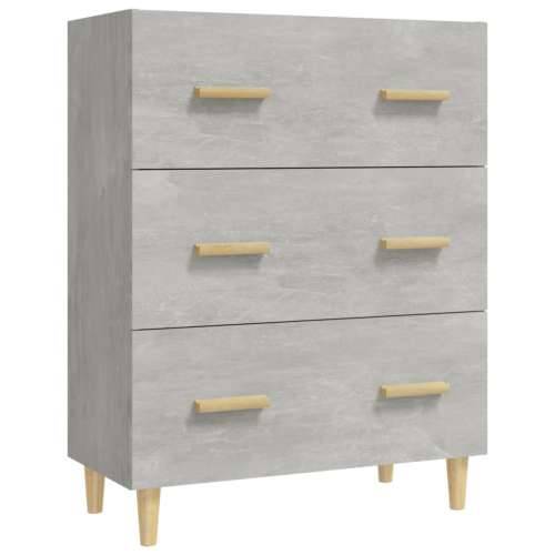 Komoda siva boja betona 70x34x90 cm od konstruiranog drva - Beton siva 1 Cijena