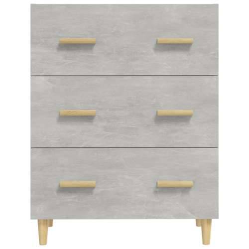 Komoda siva boja betona 70x34x90 cm od konstruiranog drva - Beton siva 1 Cijena
