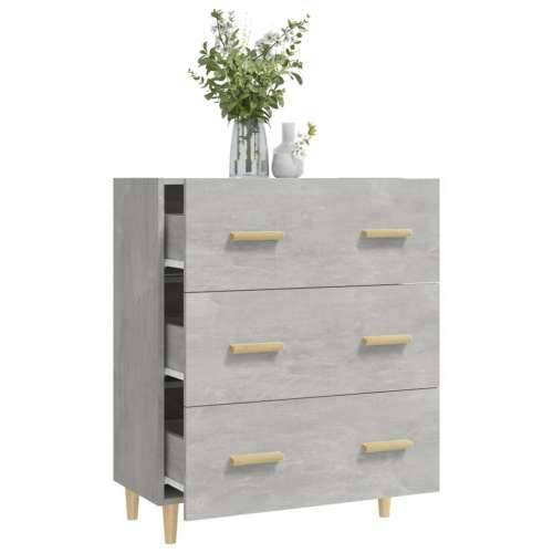 Komoda siva boja betona 70x34x90 cm od konstruiranog drva - Beton siva 1 Cijena