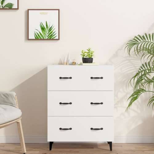 Komoda bijela 69,5x34x90 cm od konstruiranog drva - Bijela 1 Cijena