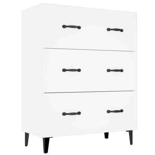 Komoda bijela 69,5x34x90 cm od konstruiranog drva - Bijela 1 Cijena